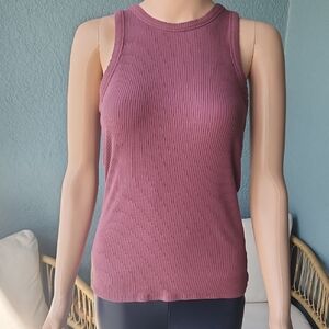 Maurices Mauve Ribbed Tank Top